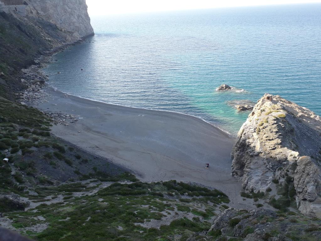GIOIOSA MAREA - Capo Calavà est - La pocket beach vista dalla S.S. 113